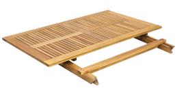 akacija - Lauko stalas Home4you Finlay Acacia, 110 x 75 x 72 cm - 2 nuotrauka