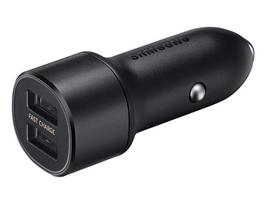 15w samsung - Samsung Universal Car Charger Dual Port 15W Juodas - 1 nuotrauka