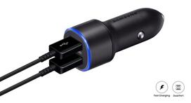 15w samsung - Samsung Universal Car Charger Dual Port 15W Juodas - 4 nuotrauka