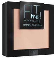 Maybelline Fit Me Matte & Poreless kompaktinė pudra 115 Ivory 9g