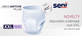 seni active - SeniI Active Plus XXL (premium) sauskelnės kelnaitės N10 - 3 nuotrauka