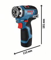 bosch gsr 12v 35 fc - Bosch GSR 12V-35 FC, 12 V + lagaminas (be akumuliatoriaus ir įkroviklio) - 2 nuotrauka