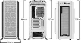 be quiet silent base 802 - Be Quiet! Silent Base 802 Window White (Baltas) - 10 nuotrauka