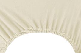 paklode su guma 80 200 - DecoKing jersey Amber Cream paklodė su guma čiužiniui, 90x200 cm - 3 nuotrauka