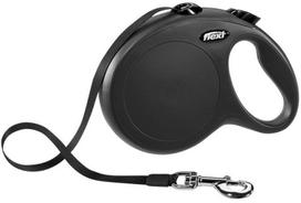 flexi 50kg - FLEXI automatinis pavadėlis NEW CLASSIC L 5m juoda juosta - 1 nuotrauka