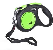 pavadelis flexi s 5m - FLEXI New Neon S Tape 5 m green automatinis pavadėlis - 2 nuotrauka