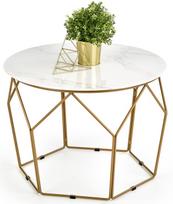 marmuro staliukas - Kavos staliukas Halmar Madison Coffee Table, aukso/baltas, 600 mm x 600 mm x 450 mm - 5 nuotrauka