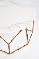 marmuro staliukas - Kavos staliukas Halmar Madison Coffee Table, aukso/baltas, 600 mm x 600 mm x 450 mm - 7 nuotrauka