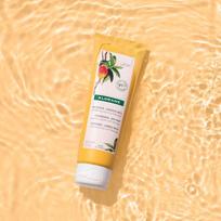 klorane mango kauke -  KLORANE MANGO, maitinamasis nenuplaunamas plaukų kremas su mango sviestu, 125 ml - 3 nuotrauka