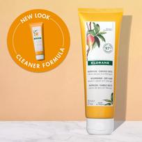 klorane mango kauke -  KLORANE MANGO, maitinamasis nenuplaunamas plaukų kremas su mango sviestu, 125 ml - 6 nuotrauka