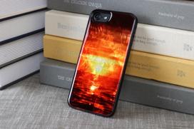 saulelydzio - iKins case for Apple iPhone 8/7 sunset juodas - 2 nuotrauka