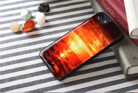 saulelydzio - iKins case for Apple iPhone 8/7 sunset juodas - 3 nuotrauka