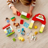 lego duplo - LEGO DUPLO Farm Arklidės ir ponių priežiūra 10951  - 3 nuotrauka