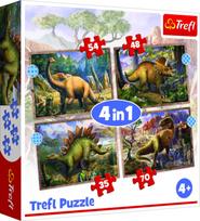 Dėlionė Trefl Interesting Dinosaurs 34383, 134 vnt.