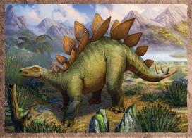 delione dinozauras - Dėlionė Trefl Interesting Dinosaurs 34383, 134 vnt. - 3 nuotrauka