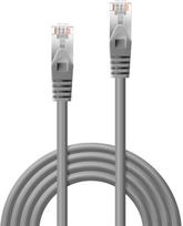 tinklo kabelis 2m - Lindy Cat.6 F/UTP Network Cable 2m Grey - 2 nuotrauka
