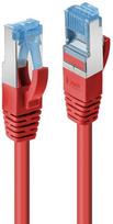 Lindy Cat.6A S/FTP LSZH Network Cable 1m Red
