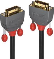 24 pin laidas - Lindy DVI-D Dual Link Kabelis Anthra Line 2m - 2 nuotrauka