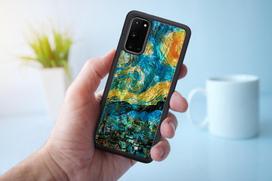 samsung s20 deklas - Dėklas iKins Starry Night Back Case For Samsung Galaxy S20, juoda - 3 nuotrauka