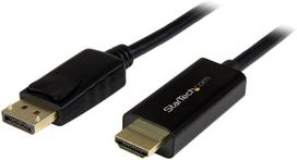 Laidas StarTech DisplayPort to HDMI, juoda, 2 m