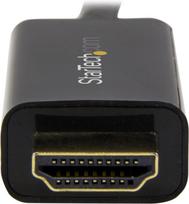 hdmi to displayport kabelis - Laidas StarTech DisplayPort to HDMI, juoda, 2 m - 5 nuotrauka