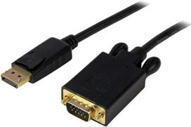 Adapteris StarTech DisplayPort to VGA, juoda, 1.8 m