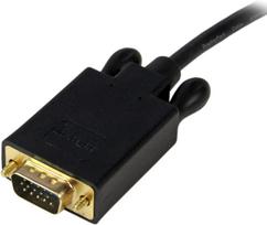 vga cable - Adapteris StarTech DisplayPort to VGA, juoda, 1.8 m - 4 nuotrauka