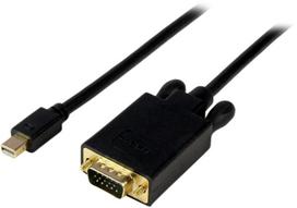Adapteris StarTech Mini DisplayPort to VGA MDP2VGAMM6B, juoda, 2 m