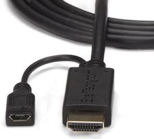 hdmi to vga - Adapteris StarTech HDMI to VGA HD2VGAMM6, juoda, 1.8 m - 2 nuotrauka