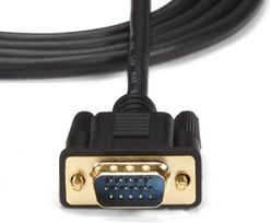 hdmi to vga - Adapteris StarTech HDMI to VGA HD2VGAMM6, juoda, 1.8 m - 4 nuotrauka