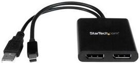 Laidas StarTech Mini DisplayPort To DisplayPort Multi Monitor Splitter Black