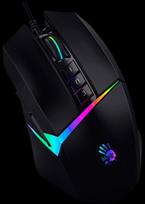 bloody mouse - A4Tech BLOODY A4TMYS46832 W60 MAX Stone Black - 7 nuotrauka