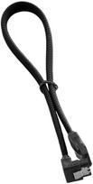 sata 3 cable - Laidas Cablemod ModMesh Right Angle SATA 3 Cable 30cm, juoda, 0.3 m - 2 nuotrauka