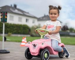 big bobby - BIG Bobby Car Classic Flower Pink/Green - 2 nuotrauka