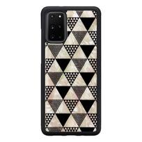 iKins case for Samsung Galaxy S20 - Pyramid Juodas