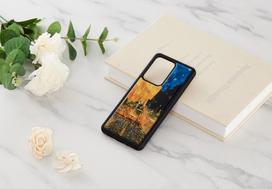 samsung galaxy s20 ultra deklas - iKins case for Samsung Galaxy S20 Ultra - Cafe Terrace Juodas - 7 nuotrauka
