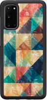 samsung s20 deklas - iKins case for Samsung Galaxy S20 - Mosaic Juodas - 2 nuotrauka