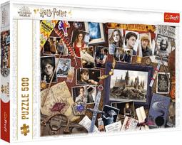 haris poteris delione - Dėlionė Trefl Harry Potter, 500 vnt. - 1 nuotrauka