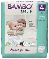 ekologiskos sauskelnes -  BAMBO NATURE, 4 dydis, sauskelnės, 7-14 kg, 24 vnt. - 2 nuotrauka