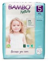 sauskelnes -  BAMBO NATURE, 5 dydis, sauskelnės, 12-18 kg, 22 vnt. - 2 nuotrauka
