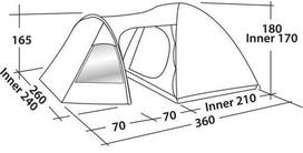 easy camp palapine - Easy Camp Blazar 400 Green (Žalia) - 7 nuotrauka