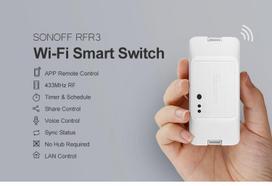 jungikliai wifi - Išmanusis jungiklis Sonoff RFR3, 2200W, 230VAC, pultelis į komplektaciją neįeina - 4 nuotrauka