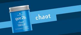 gumti - Schwarzkopf got2b Chaotic Fibre Gum plaukų formavimo guma 100 ml. - 2 nuotrauka