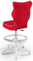 vaikiska kede - Entelo Petit Black HC+F Size 4 Children Chair VS09 White/Red - 3 nuotrauka