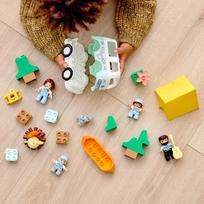 lego duplo - LEGO Duplo Nuotykiai su šeimos nameliu ant ratų 10946, 30 vnt. - 2 nuotrauka
