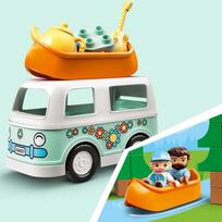 lego duplo - LEGO Duplo Nuotykiai su šeimos nameliu ant ratų 10946, 30 vnt. - 7 nuotrauka