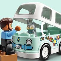 lego duplo - LEGO Duplo Nuotykiai su šeimos nameliu ant ratų 10946, 30 vnt. - 9 nuotrauka