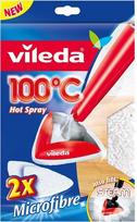 siurbliu sluotu priedai - Vileda Steam and 100°C Hot Spray Microfibre Refill Pads - 1 nuotrauka