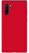 Korpuso galas, galinis dangtelis Evelatus         Samsung      Note 10 Soft Case with bottom       Red