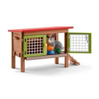 figureles gyvunu - Schleich Farm World Rabbit Hutch 42420 - 4 nuotrauka